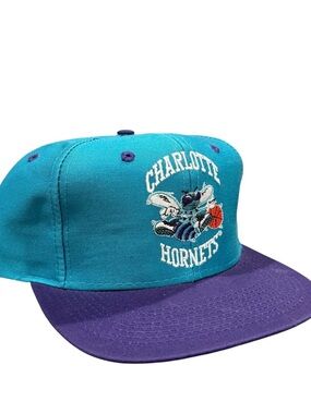 Vintage Charlotte Hornets Logo 7 NWT new SnapBack hat men 90s unisex